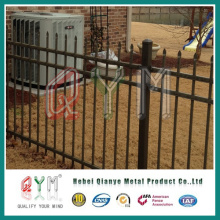 Black Welded Security Garrison Steel Picket Fencing/Ornamental Iron Fence